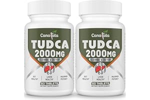 CANARATA TUDCA Liver Supplements 2000mg - Strong Bile Salts Support Liver Detox & Cleanse - Liver and Gallbladder Health Formula-Easy to Swallow Tablets-60 Days Supply