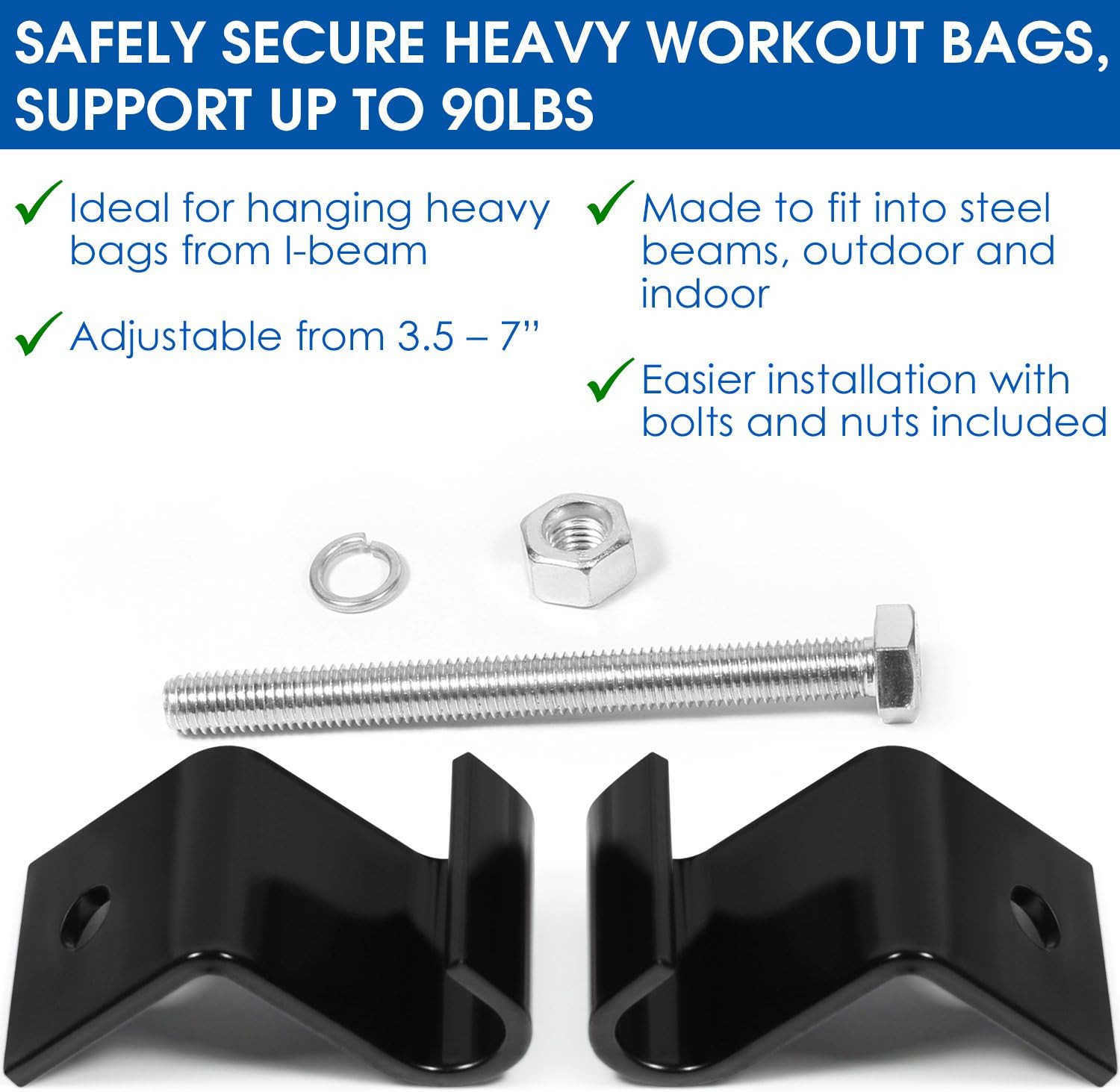 Yes4All Heavy Duty Steel Beam Heavy Bag Hanger - ²AVMHZ : Sports & Outdoors