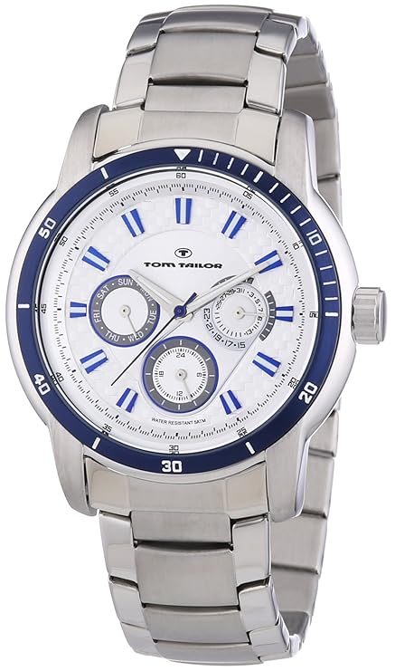 TOM TAILOR Herren-Armbanduhr Analog Quarz Edelstahl 5412303