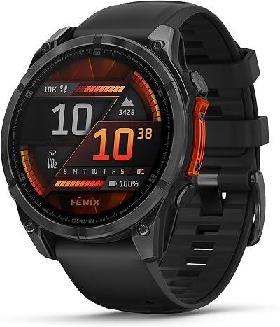 Garmin fēnix 8 47mm Premium GPS Smartwatch AMOLED Multisport Slate Grey