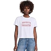 Favorite Daughter Women's The Cropped Collegiate Tee