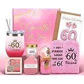 60th Birthday Gifts for Women, 60 Year Old Birthday Gifts for Women Self Care Gifts Basket Relaxing Spa Gift Fabulous Happy 60th Birthday Gift Presents Ideas for Woman Mom Wife Sister Friend Grandma