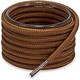 Shoemate Solid Color Round Shoe Laces for Sneakers, Boots and Athletic Shoes, Shoe Strings