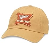 AMERICAN NEEDLE Miller High Life Beer Patch Unisex Adjustable Buckle Strap Baseball Hat