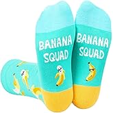 HAPPYPOP Funny Fruit Gifts - Avocado Gift Banana Gift for Kids, Avocado Banana Socks