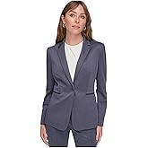 Tommy Hilfiger Womens Slim One Button Blazer Jacket