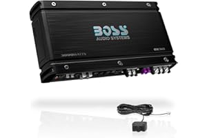 BOSS Audio OX3KD Onyx Model 3000 Watt High Output Monoblock Full Range Class D Amplifier with Variable Low Pass Crossover and