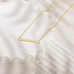 PAVOI 14K Gold Plated Crystal Birthstone Bar