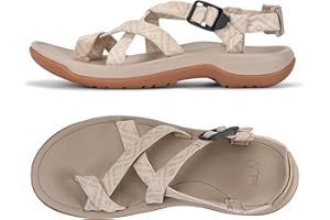 Viakix Womens Walking Sandals: Cute Stylish Comfy Athletic Sport Outdoor Hiking Sandal for Trekking Water Outdoor Beach With Arch Support for Womens Ladies