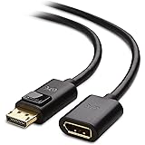 Cable Matters Gold Plated DisplayPort Male to Female Extension Cable 6 Feet