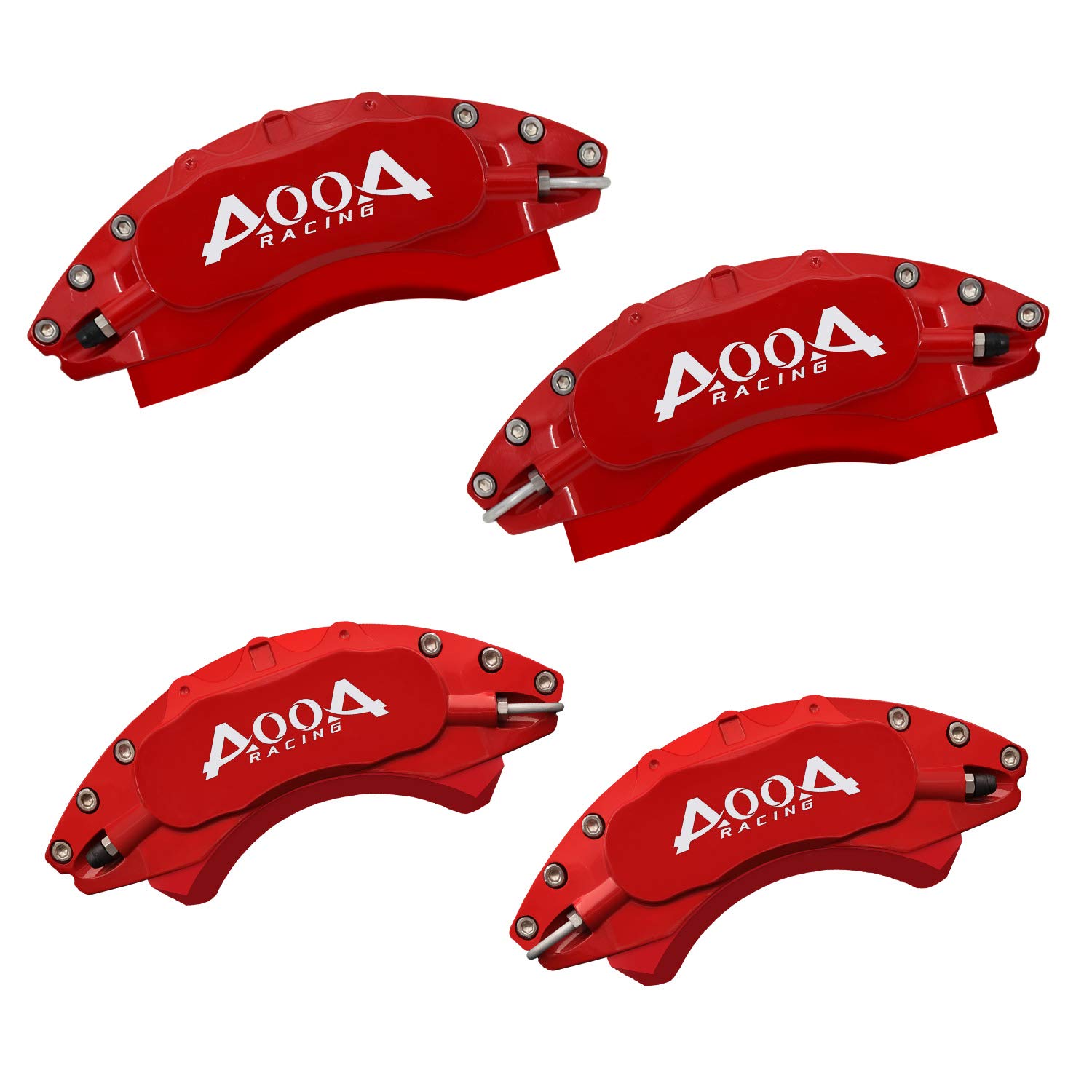 Photo 1 of AOOA Caliper Covers Red Brake and White Characters Covers Fits Mustang 2005-2014?No GT500) (set of 4)
