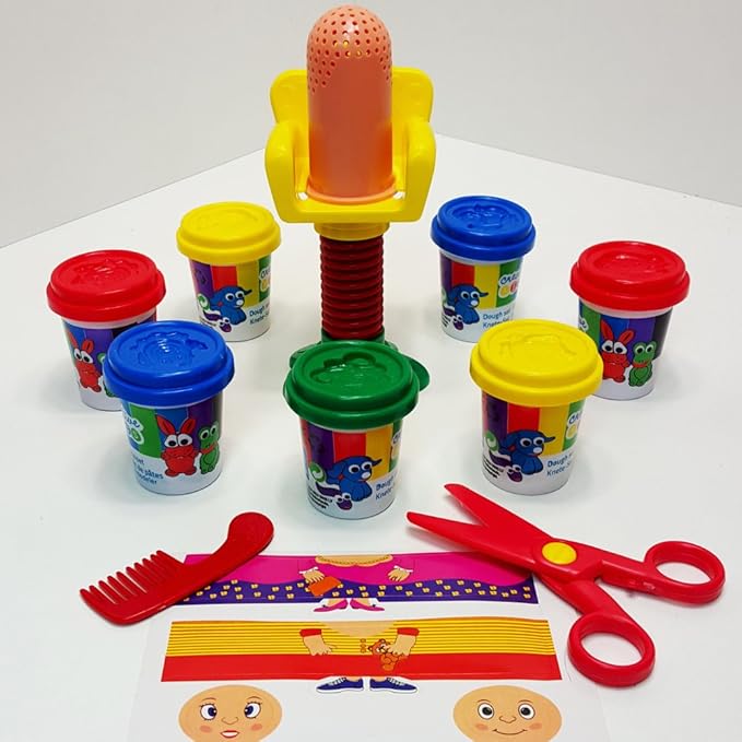 spielzeug modellieren knete set frisor