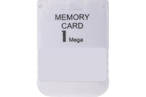 FINERA Memory Card for PS1, 1MB Game Memory Card Stick Compatible with PSBOne PS1 Game, Portable & Lightweight