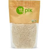 Yupik Organic Arborio Rice, 2.2 lb (35.2 oz), Gluten-Free, Vegan, Non-GMO, USDA Certified, Perfect for Creamy Risottos, Heart