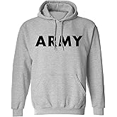 zerogravitee ARMY Hooded Pullover Sweatshirt in Sport Grey