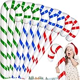 9Pcs Christmas Inflatable Candy Canes, 35inch Large Candy Cane Decorations for Indoor Outdoor