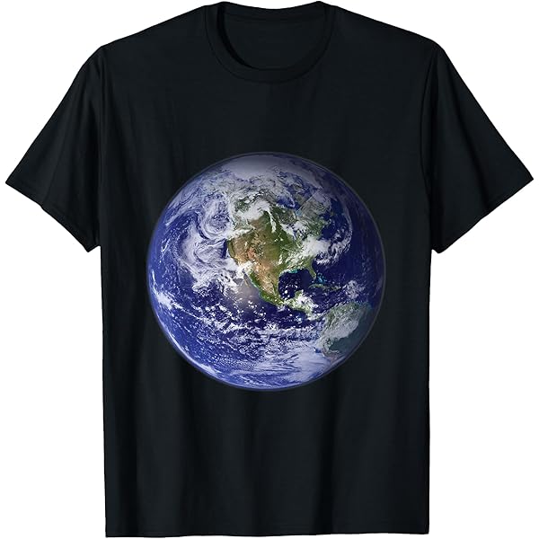 MOON TREE PLANET - T shirt　black Amazon.com: Planet T-Shirt Solar System Earth Moon Science Teacher