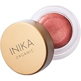 INIKA Organic Vegan Makeup - Multi-Use Lip &amp; Cheek Cream with Almond Oil &amp; Vitamin E, Hypoallergenic Lip and Cheek Tint, Natural Formula with Pure Mineral Pigments, Sustainable Packaging, Petals 3.5 g