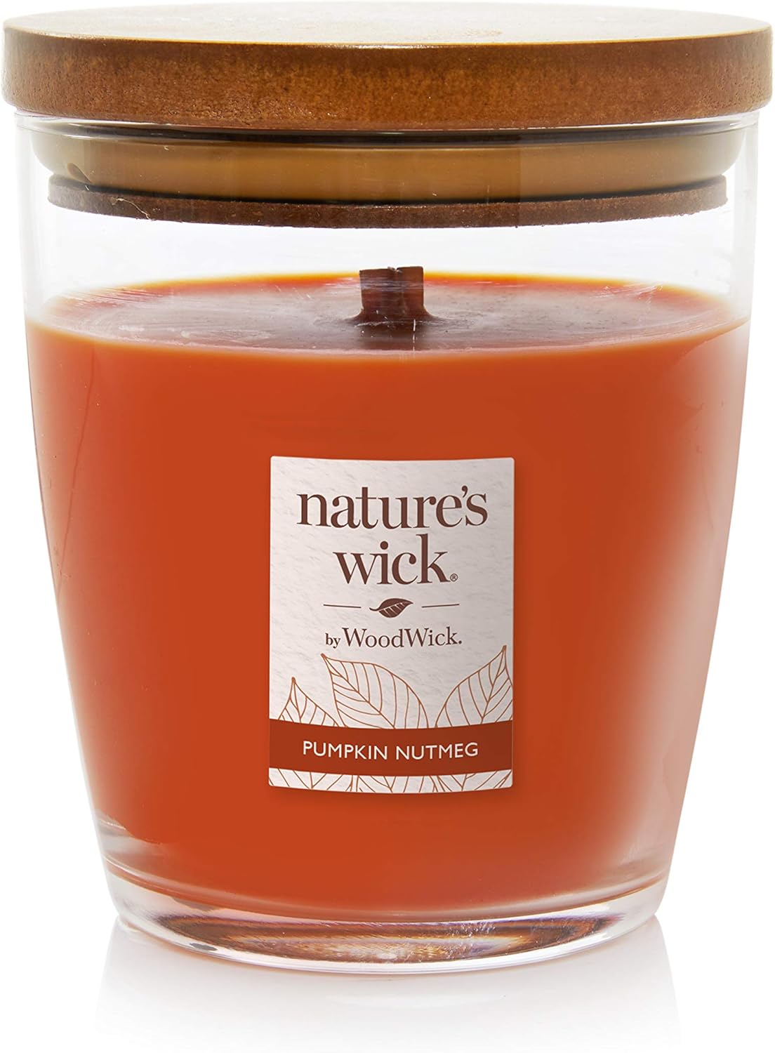 Candles & Holders - Nature's Wick Pumpkin Nutmet Scented Candle, 10 ounces, Medium