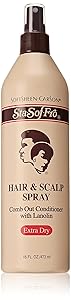 SoftSheen-Carson Sta-Sof-Fro Hair & Scalp Spray Comb Out Conditioner with Lanolin, Extra Dry, 16 fl oz