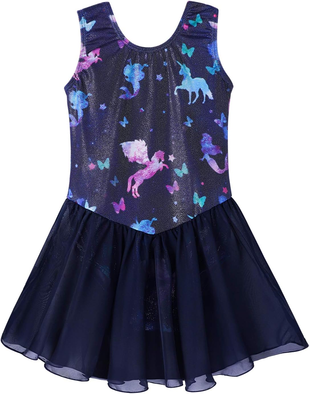 BelovanceGirls Gymnastics Skirted Leotards Ballet Tutu Dance Dress Mermaid Unicorn Gymnastic Skirt(Baby Girls/Toddler Girls/Big Girls)