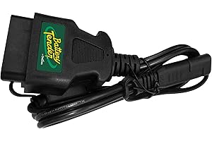 Battery Tender OBDII Adapter Cable for 12V Battery Charging - 22 Inch Cord - Solar Compatible - Charge Vehicle's 12V Battery Through OBD II Port - 081-0154-DL