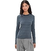 Vince Women's Stripe Long Sleeve Tee