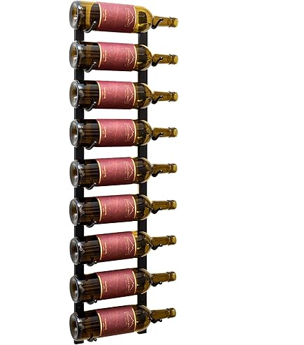 The Rack Co. Série Murale – Étagère à Vin Murale Pour Rangement De