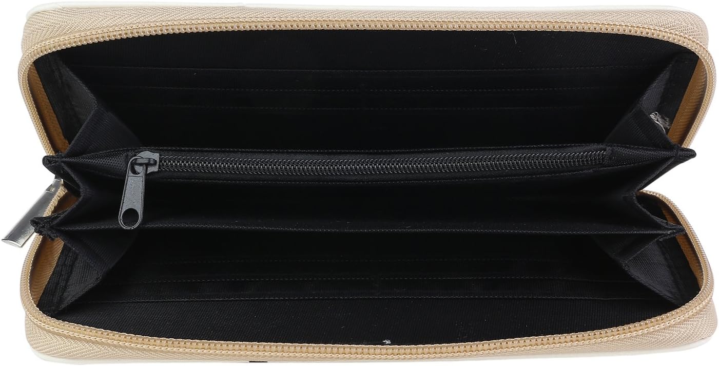 DonDon Women’s Purse Owl Drawing Beige Black, Owl 11 - Image 5