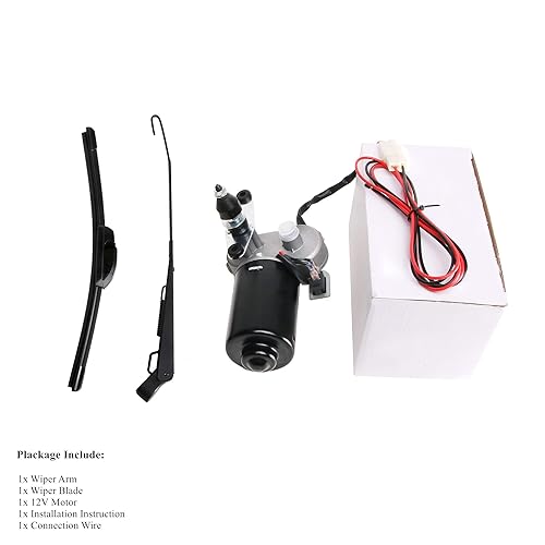 UTV 12V Electric Windshield Wiper Motor Kit For Polaris RZR PRO XP Kawasaki Mule - Foto 6