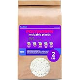 32 Oz Polymorph Moldable Plastic Beads, Thermoplastic Melting Pellets | Reusable plastic pellets, moldable in hot water, modeling, sculpting, cosplay, DIY crafts, molds, custom parts, repairs