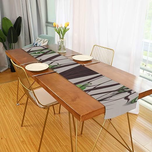 Amazon Com Zxwxnla Dining Room Table Runner Finance Dollar Currency Tree Apple Monitor Money Tv Table Runner Country Kitchen Table Runner For Office Kitchen Dining Wedding Party Home Coffee Table Decor Home