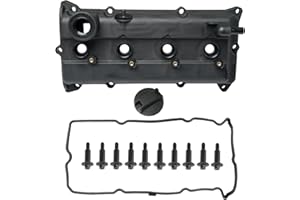 FRONEZER Engine Valve Cover with Gaskets, Bolts, Oil Filler Cap, PCV Valve, Spark Plug Tube Seals Compatible with 2002-2006 Nissan Sentra Altima QR25DE 2.5L Replaces# 13264-3Z001 13264 3Z001 264-982
