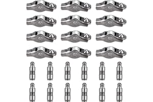 PARFYTER 5184296AH 5184332AA Rocker Arms Valve Lifter Kit Compatible With Jeep Grand Cherokee Chrysler 200 300 Dodge Challenger Charger Journey Avenger Ram Promaster 1500 2500 3500 3.6L (12 Pcs)