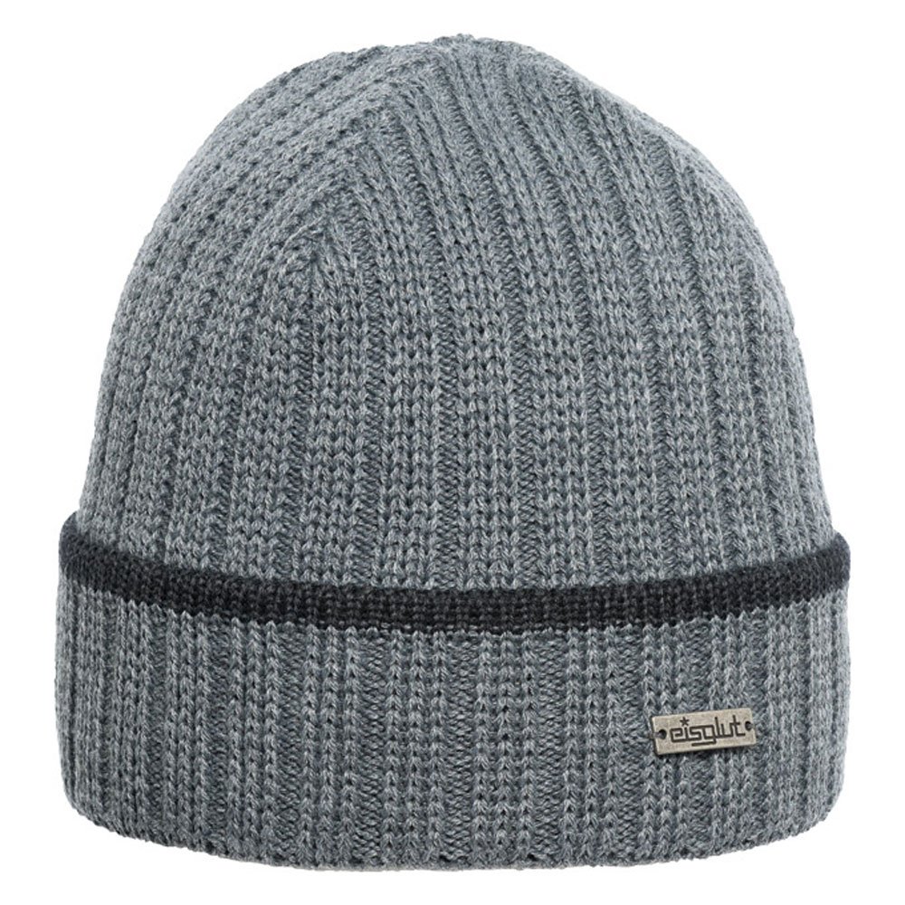 Eisglut Men Fisher Merino Fleece - Grey Melange, One Size