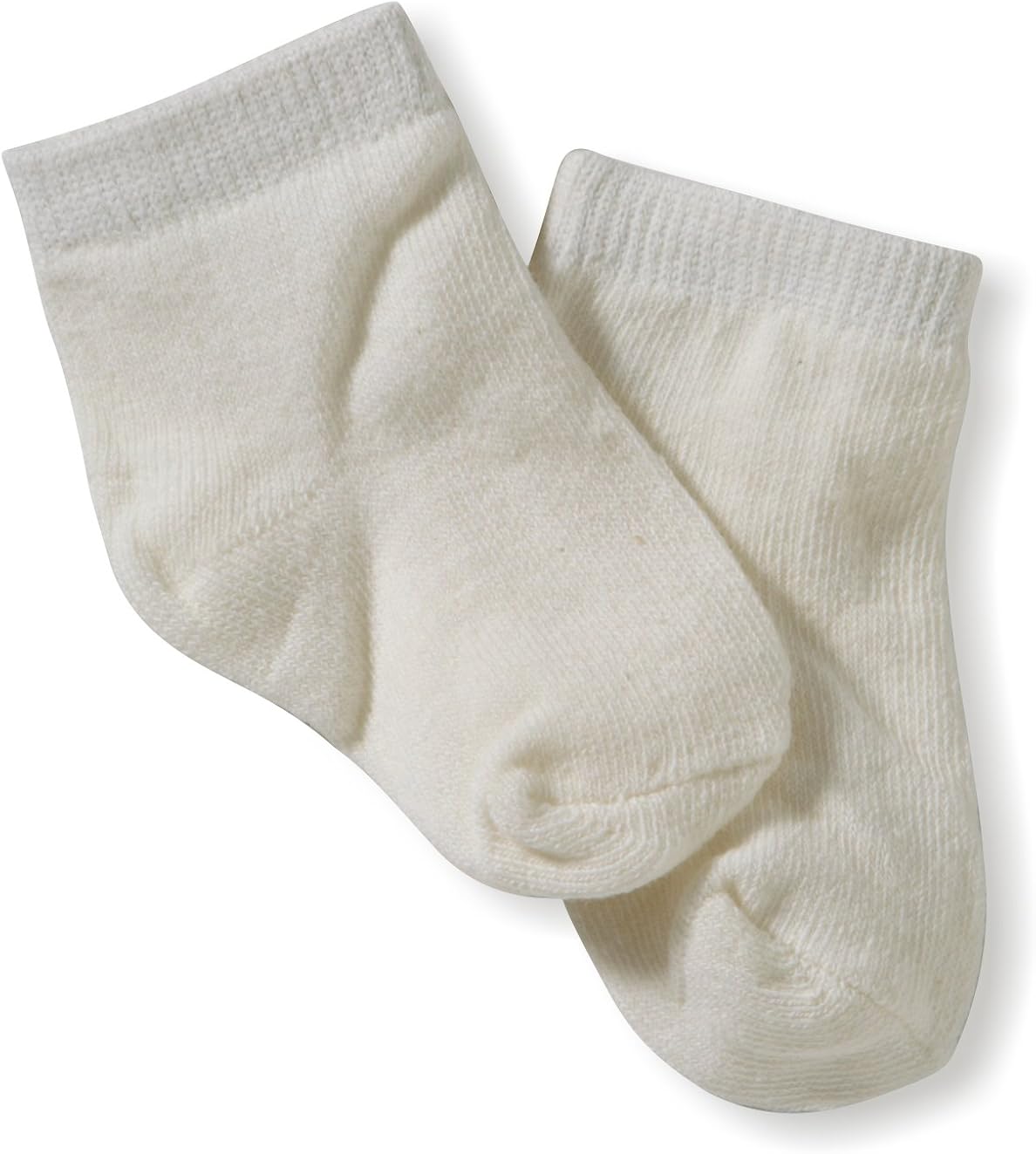 Playshoes Unisex Newborn Baby Socks 5 Pairs Set, OffWhite (Nature), 0