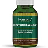 Hingvastak Supreme&trade; &ndash; Ayurvedic Digestive Balance &amp; Gut Harmony Blend with Triperine&reg; | Traditional Herbal Formula for Wellness &amp; Vitality | Vegan, Non‑GMO, Made in The USA &ndash; 120 Capsules