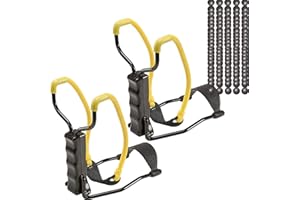 Inscape Data Slingshots 2pcs Yellow/Black, 8 Inch Slingshot
