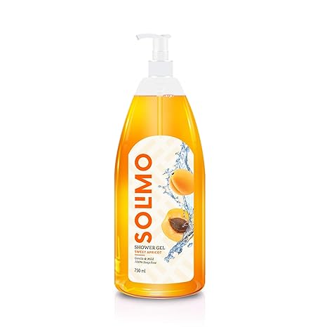 Amazon Brand - Solimo Shower Gel, Sweet Apricot - 750 ml