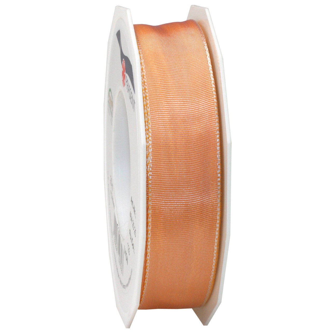 Morex Ribbon French Wired Lyon Ribbon, 1-Inch by 27-Yard Spool, Apricot (46425/25-123)