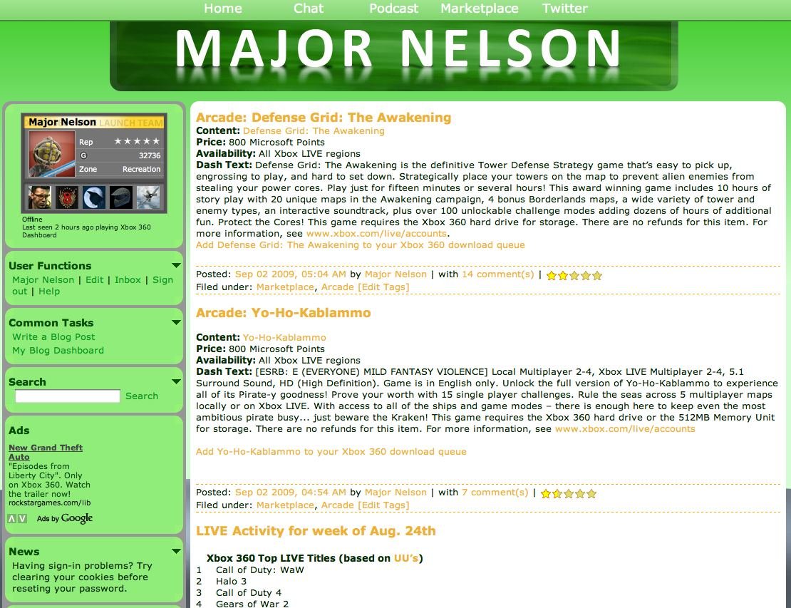 major nelson xbox deals