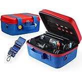 Switch 2 All in One Carrying Case for Nintendo Switch 2025 Console & Accessories, Portable Large Capacity Carry Storage for Travel, Hard Shell Case Cute for Switch2, Dock, Pro Controller&Joypads
