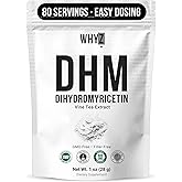 Dihydromyricetin Powder, 28g, 100% Pure DHM Supplements Liver Support, Hydration & Body Replenishment Premium Quality DHM Supplement for Wellness, 80 Servings