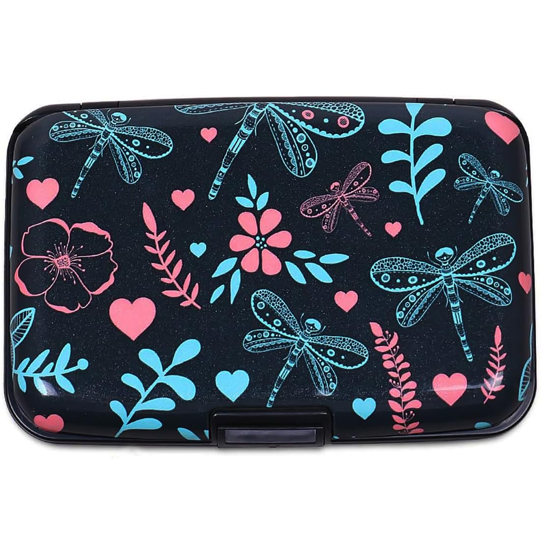 SOOKOO Aluminum RFID Blocking Credit Card Holder for Men Women - Aluminum Wallets - Cool Slim Metal Business Card Case (Color 12)