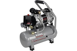 King Canada 3 Gallon Ultra-Quiet Oil-Free Compressor