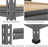 Yaheetech 2 Pack 5 Tier Heavy Duty Shelving 750kg Capacity 140x30x150cm view 7