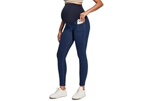 IUGA Stretchy Maternity Jeans Over Belly Skinny High Waisted Jeggings for Women Comfy Maternity Pants for Work with Pockets