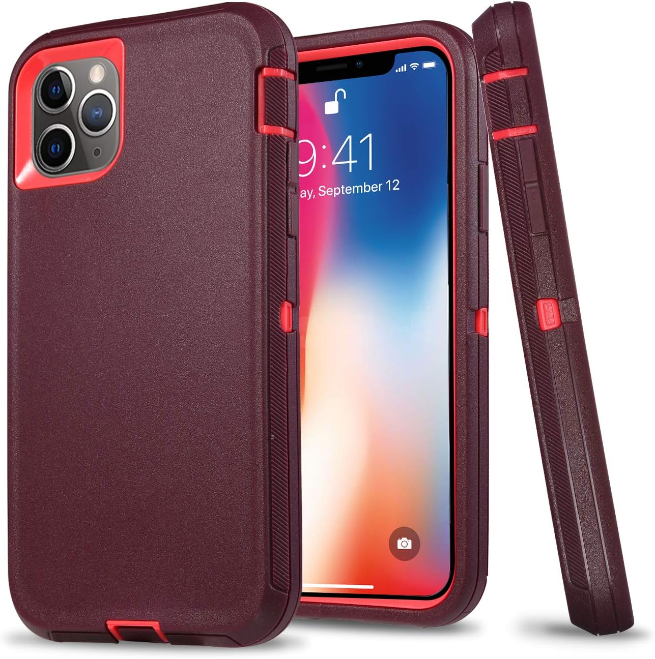 Amazon Com Iphone 11 Pro Max Case Uovsi Case For Iphone 11 Pro Max 6 5 Inch Heavy Duty Shockproof Case Full Body Protective Cover Shock Resistant Dustproof Rugged Case Aurora Violet Rosered Amazon Com Iphone 11 Pro Max Case Uovsi Case For Iphone 11 Pro Max 6 5 Inch Heavy Duty Shockproof Case Full Body Protective Cover Shock Resistant Dustproof Rugged Case Aurora Violet Rosered