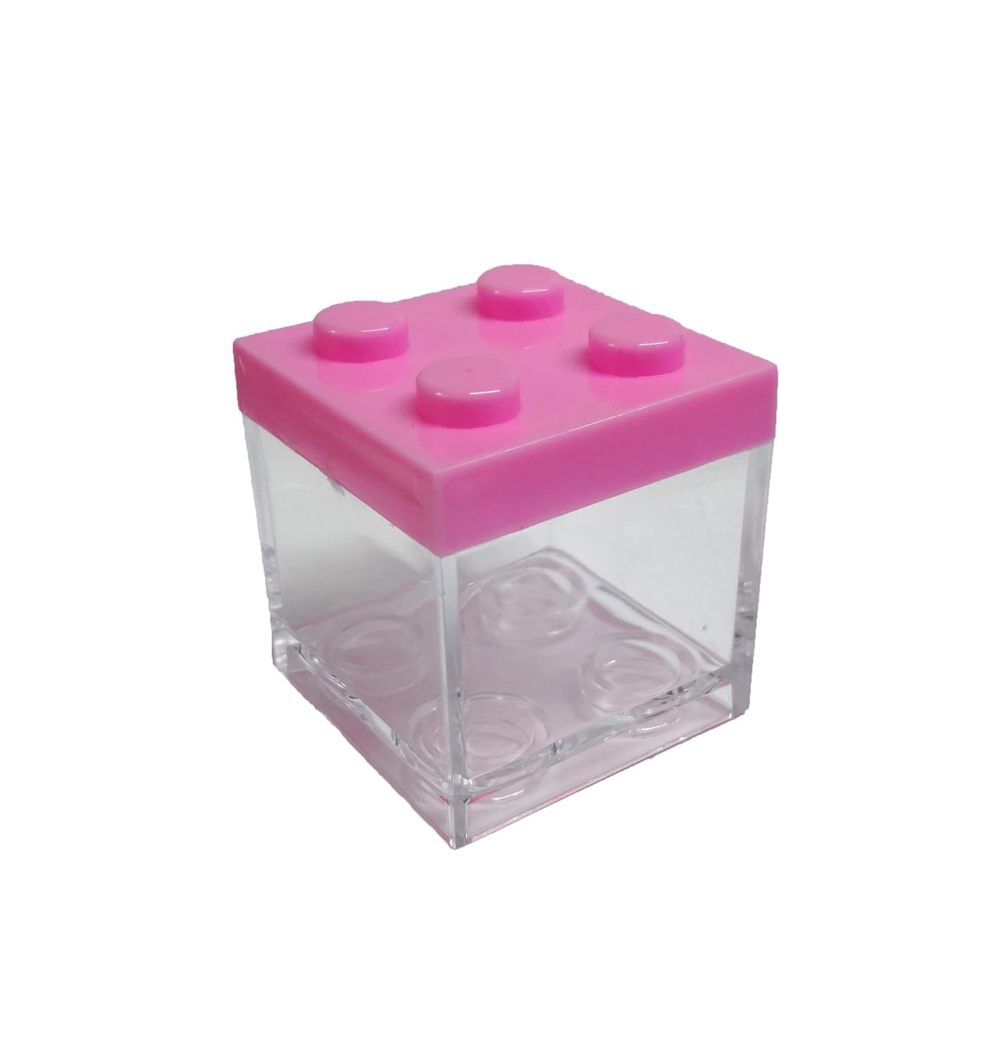 Scatola in plexiglass cubo portaconfetti costruzioni celeste mm. 50x50x50 a soli 0,91 € su Bomboniere Portaconfetti