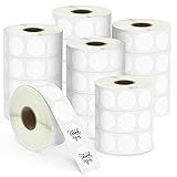 BETCKEY 1.5 Inch Circle Thermal Sticker